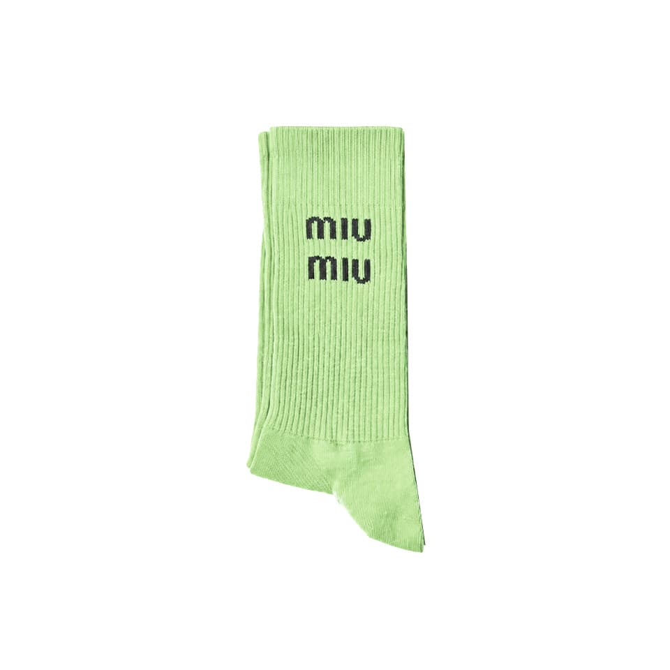 جوراب ساق بلند مدل MIU MIU میو میو کد 12954