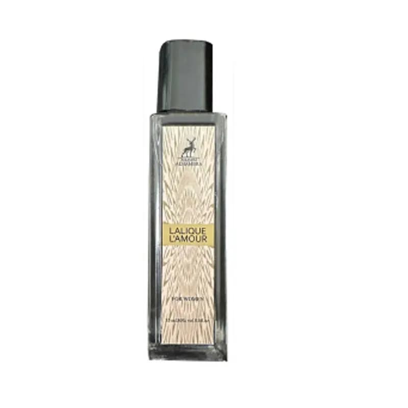 عطر جیبی الحمبرا زنانه رایحه لالیک لامور حجم 35 میلی لیتر