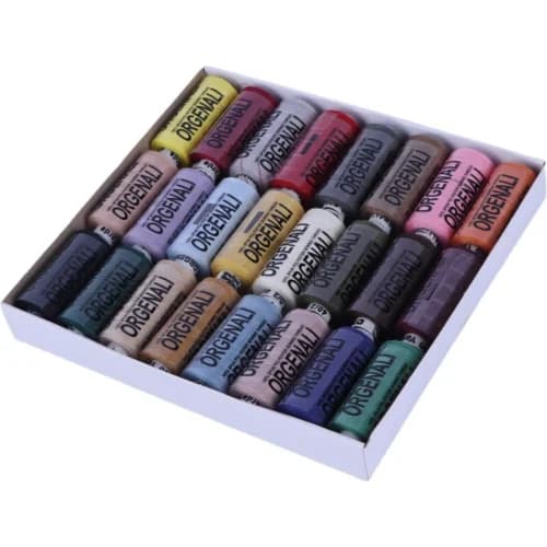 نخ قرقره خیاطی Sewing Thread 400YDS بسته 24 عددی — تصویر ۲
