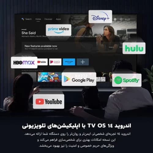 اندروید باکس بنیوس BE-AB03 32GB 4K + ریموت کنترل و ایرموس — تصویر ۶