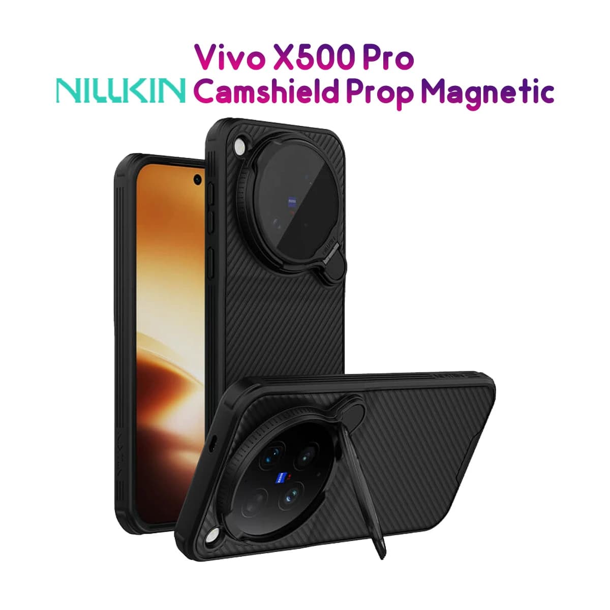 گارد مگنتی کمرا استند Vivo X500 Pro مارک نیلکین مدل CamShield Prop Magnetic