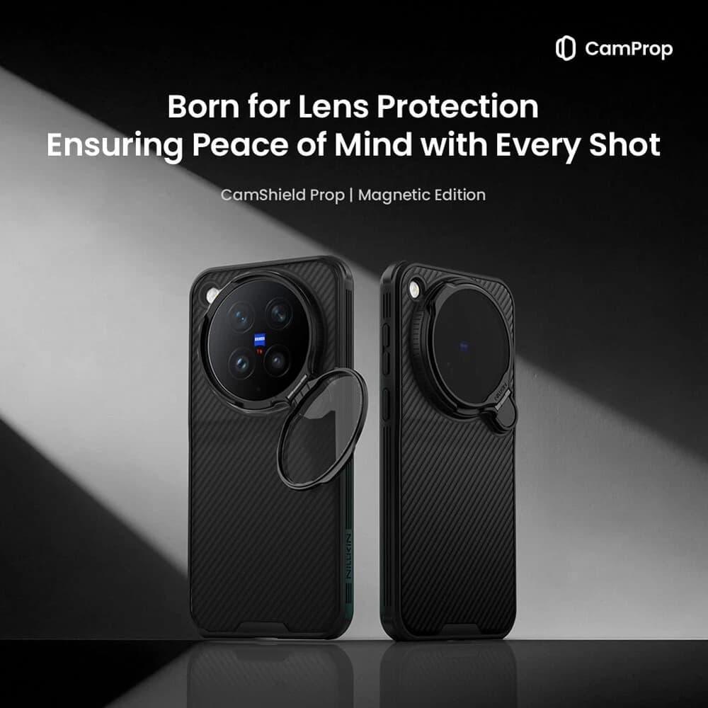 گارد مگنتی کمرا استند Vivo X500 Pro Max مارک نیلکین مدل CamShield Prop Magnetic — تصویر ۷