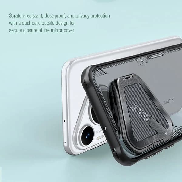 قاب کریستالی کمرا استند نیلکین Huawei Pura 70 مدل Iceblade Prop — تصویر ۸