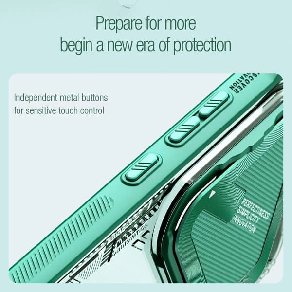 قاب کریستالی کمرا استند نیلکین Huawei Pura 70 Pro Plus مدل Iceblade Prop — تصویر ۳