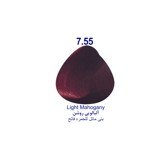 رنگ مو آلبالویی روشن پیگار شماره 7.55