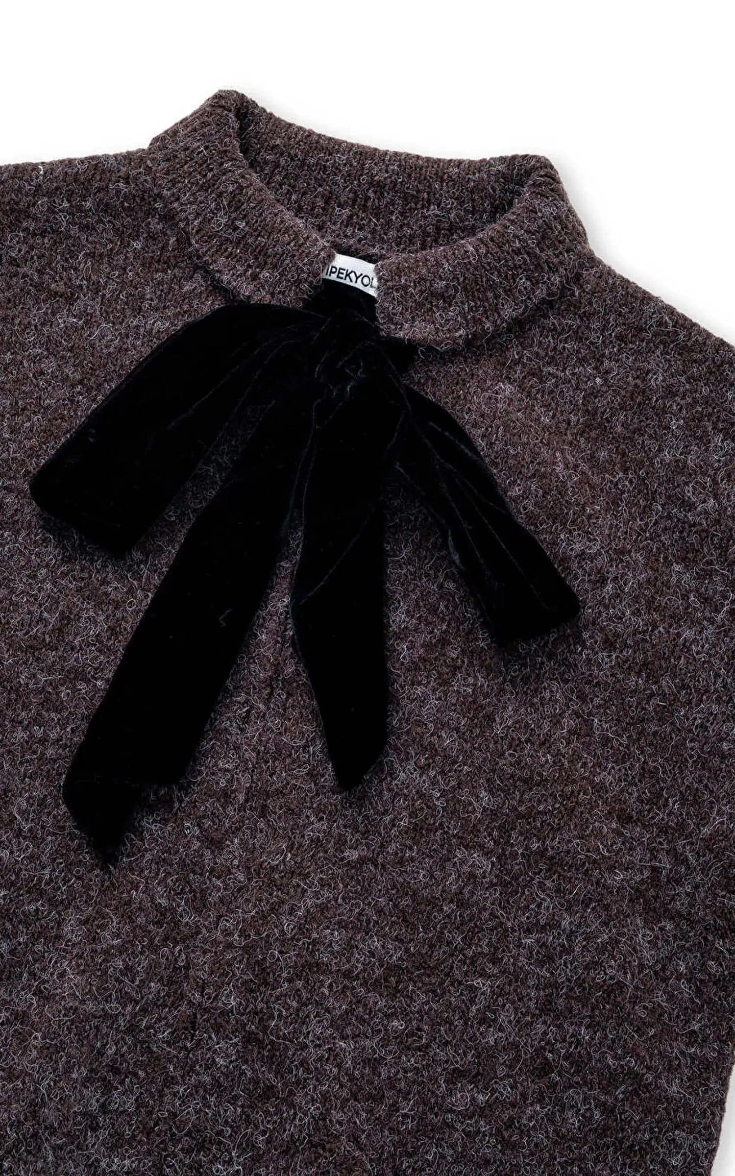 ژاکت زنانه یقه برگردان آستین بلند پاپیون‌دار زیپ‌دار IPEKYOL کد IW6260050150 — تصویر ۷