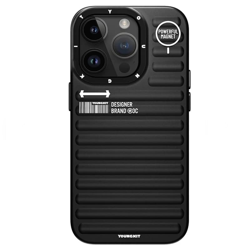 کاور یانگ کیت مدل پافر رنگ تیتانیوم مناسب برای گوشی موبایل اپل iphone 15promax کدk24779