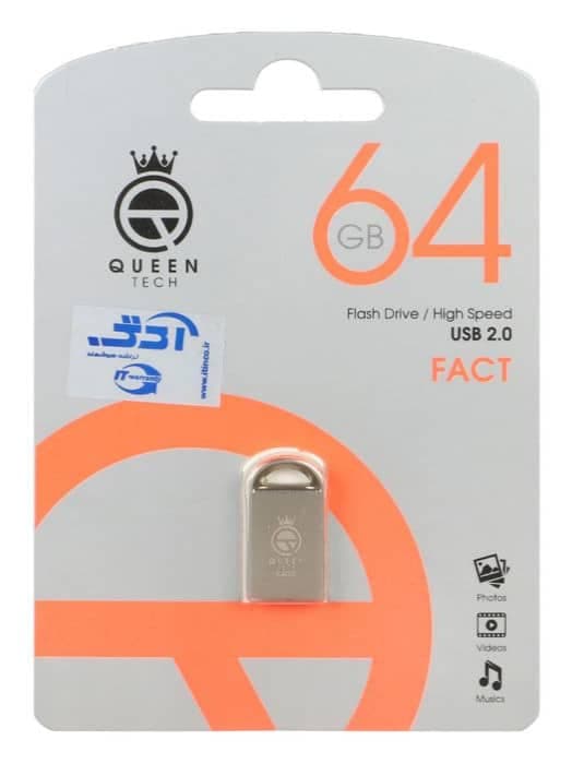 فلش مموری 64GB کوئین تک مدل FACT ظرفیت 64 گیگابایت(اصل)