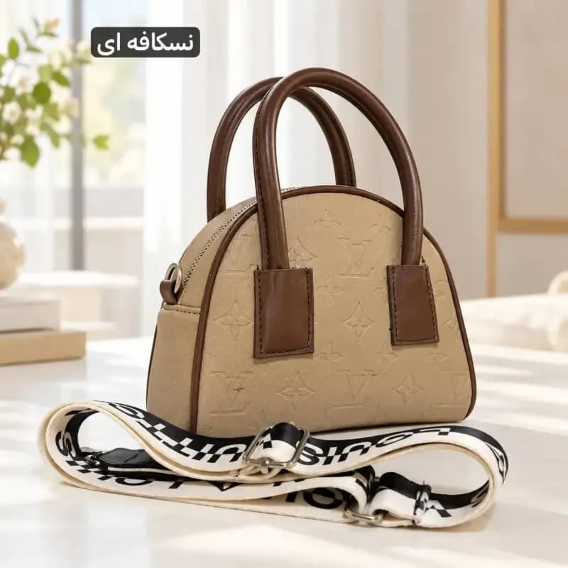کیف زنانه دستی و پاسپورتی چرم مصنوعی روزمره — تصویر ۲