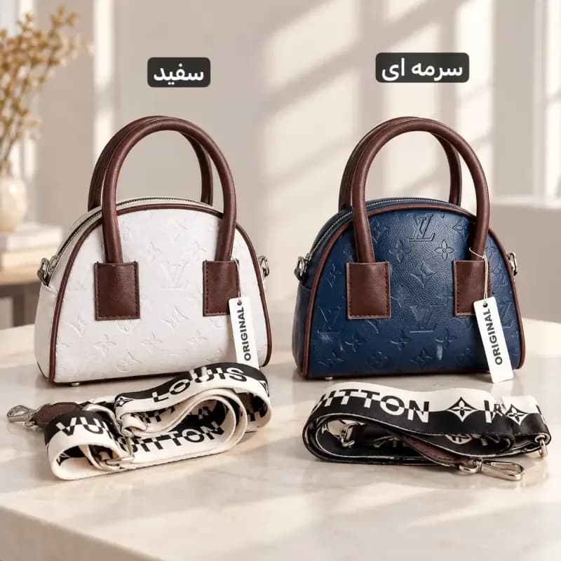 کیف زنانه دستی و پاسپورتی چرم مصنوعی روزمره — تصویر ۴