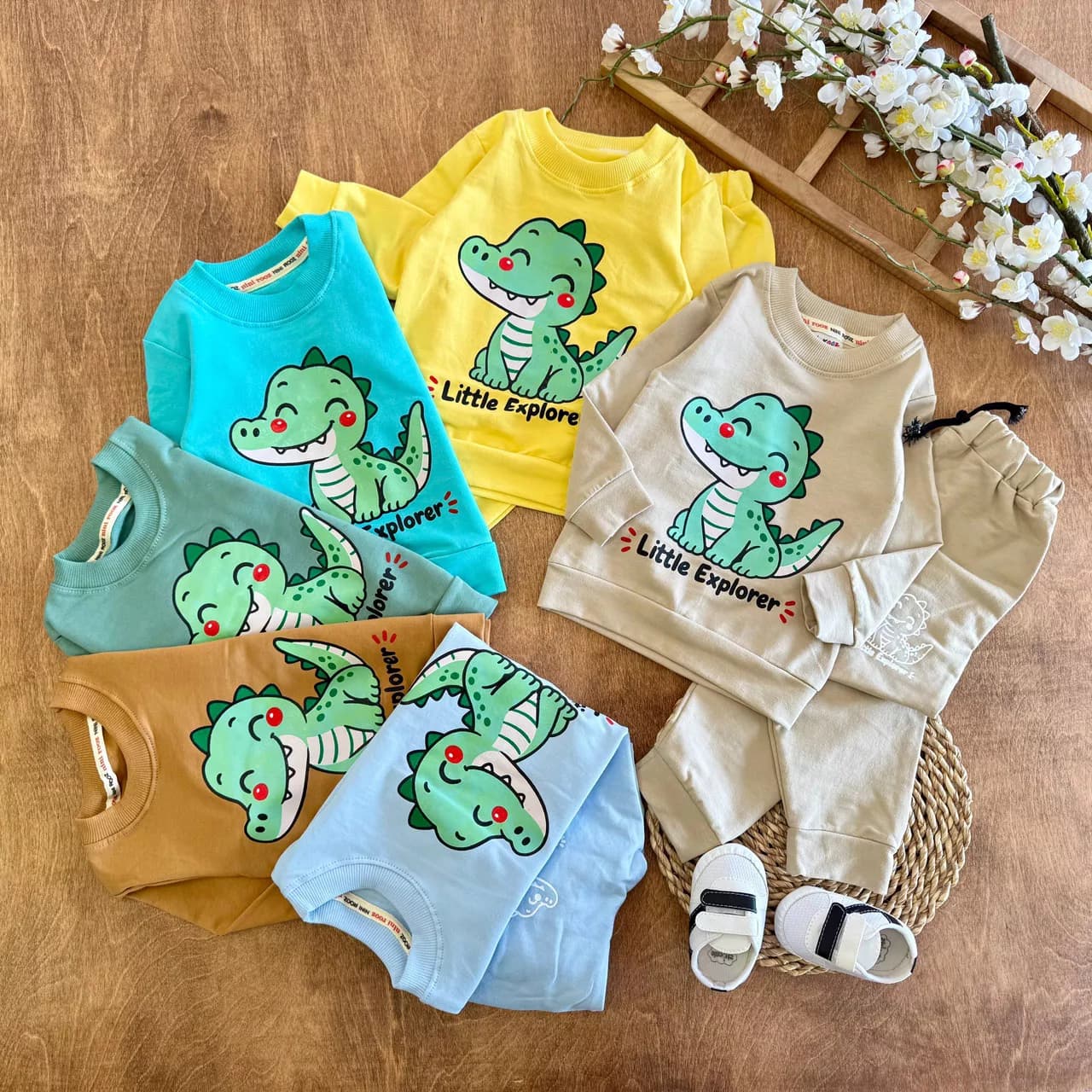 بلوز شلوار تمساح Little Explorer کد 7121