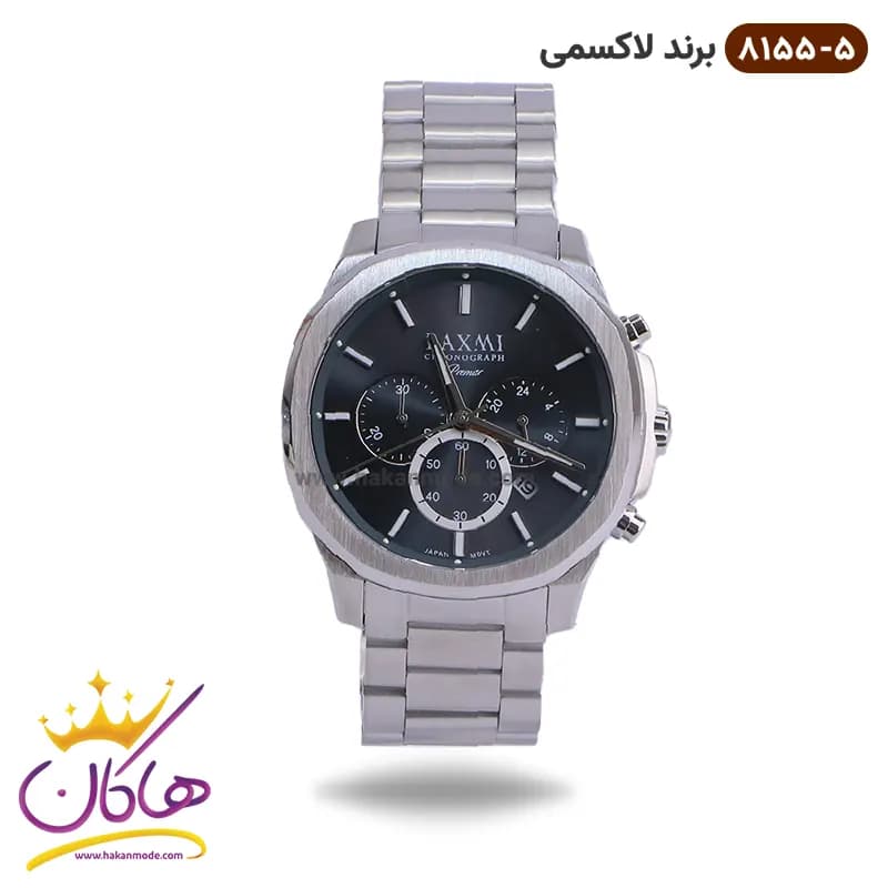 ساعت لاکسمی مردانه فلزی نقره ای کرنوگراف 8155/5