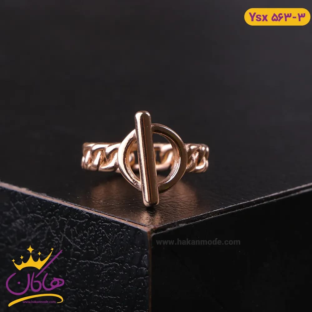 انگشتر استیل زنانه کارتیر رزگلد | ysx 563/3