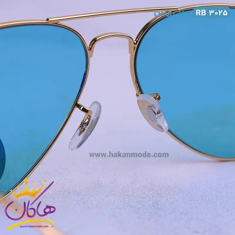 عینک شب ری بن مردانه آبی RB3025 — تصویر ۶