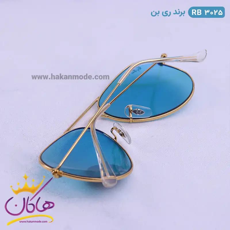 عینک شب ری بن مردانه آبی RB3025 — تصویر ۸