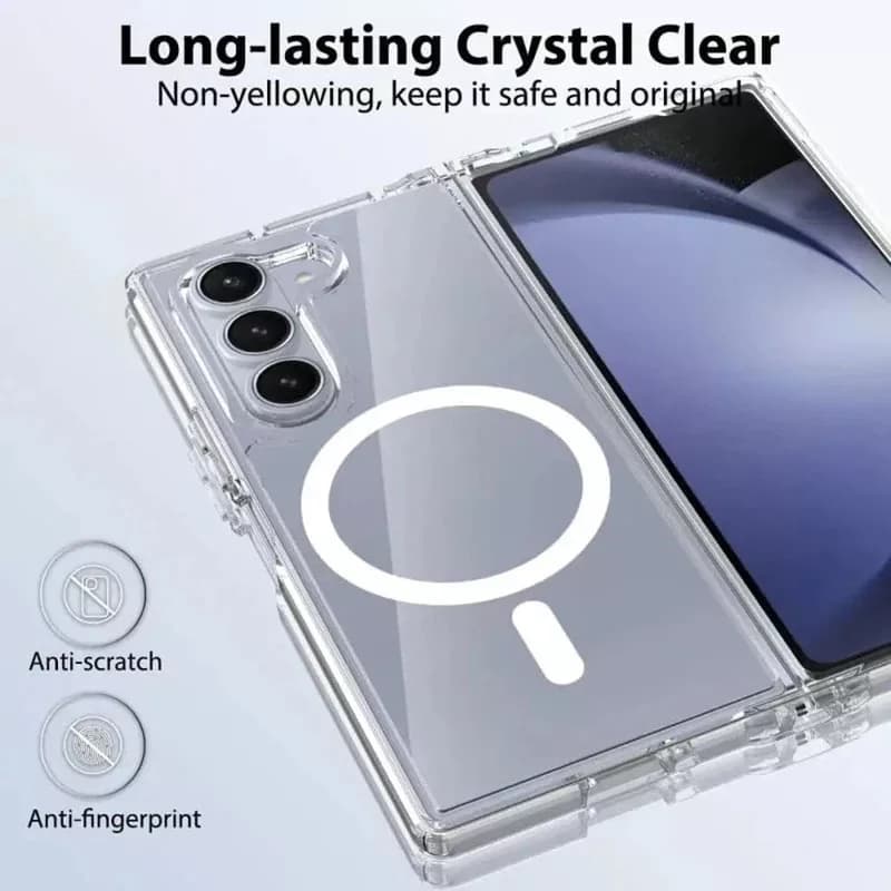 کاور آکادا مدل Magclear مناسب برای گوشی موبایل سامسونگ Galaxy Z Fold 7 — تصویر ۳