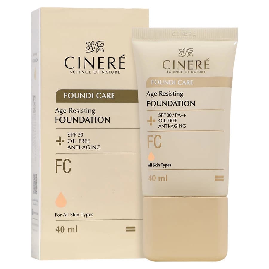 کرم پودر ضد چروک SPF30 سینره (روشن)