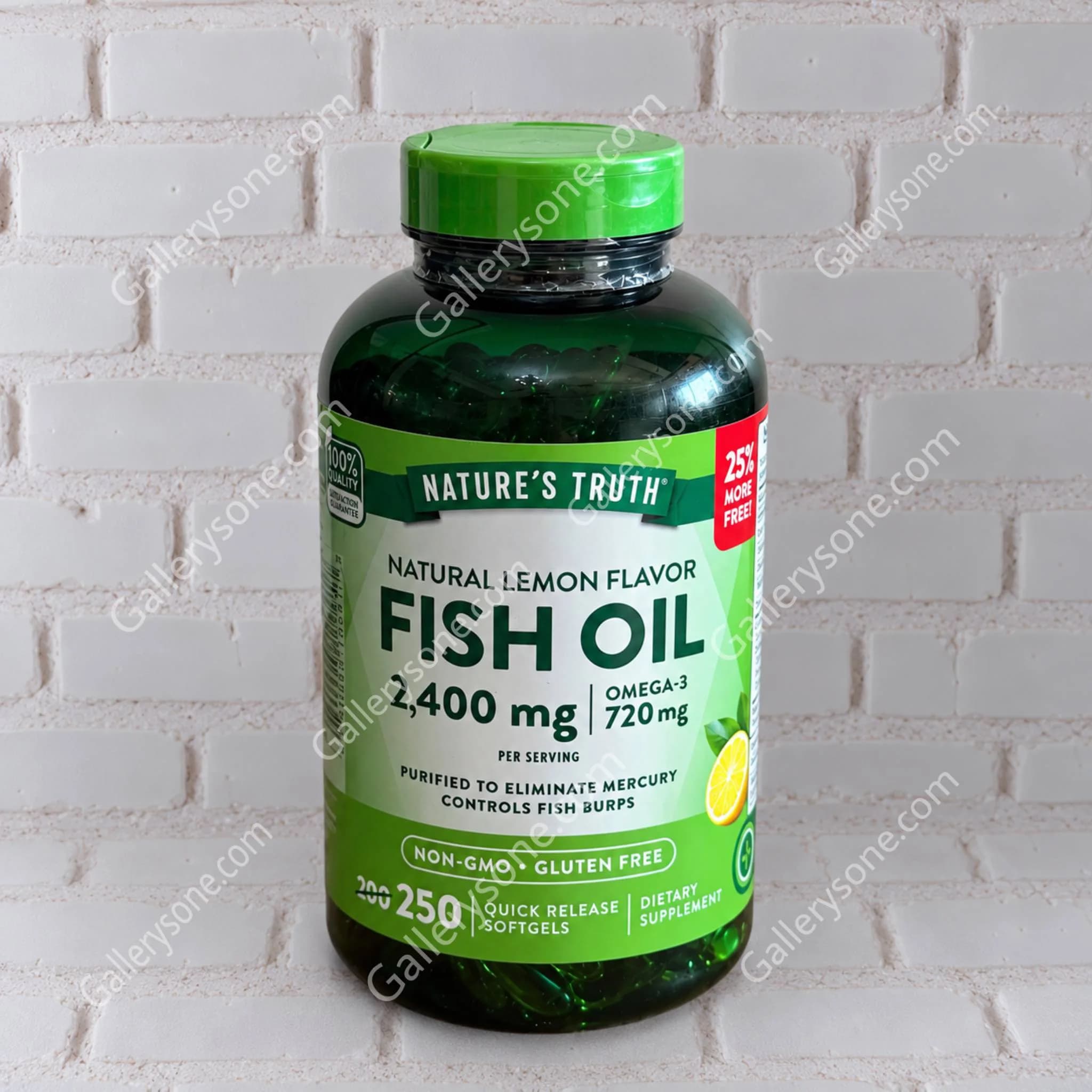 روغن ماهی امگا ۳ نیچرز تروث 2400 میلیگرم | 250 عددی
