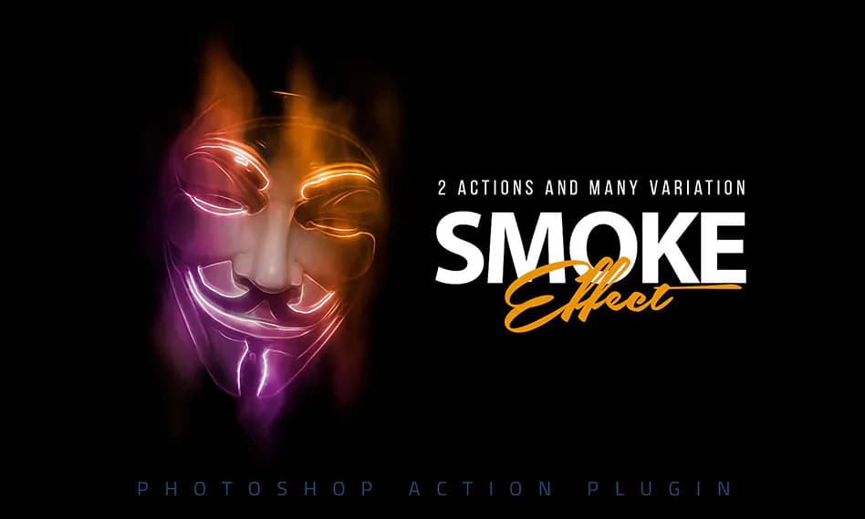 ایجاد افکت دود و مه انتزاعی بر روی تصاویر در فتوشاپ با اکشن Abstract Smoke Effect