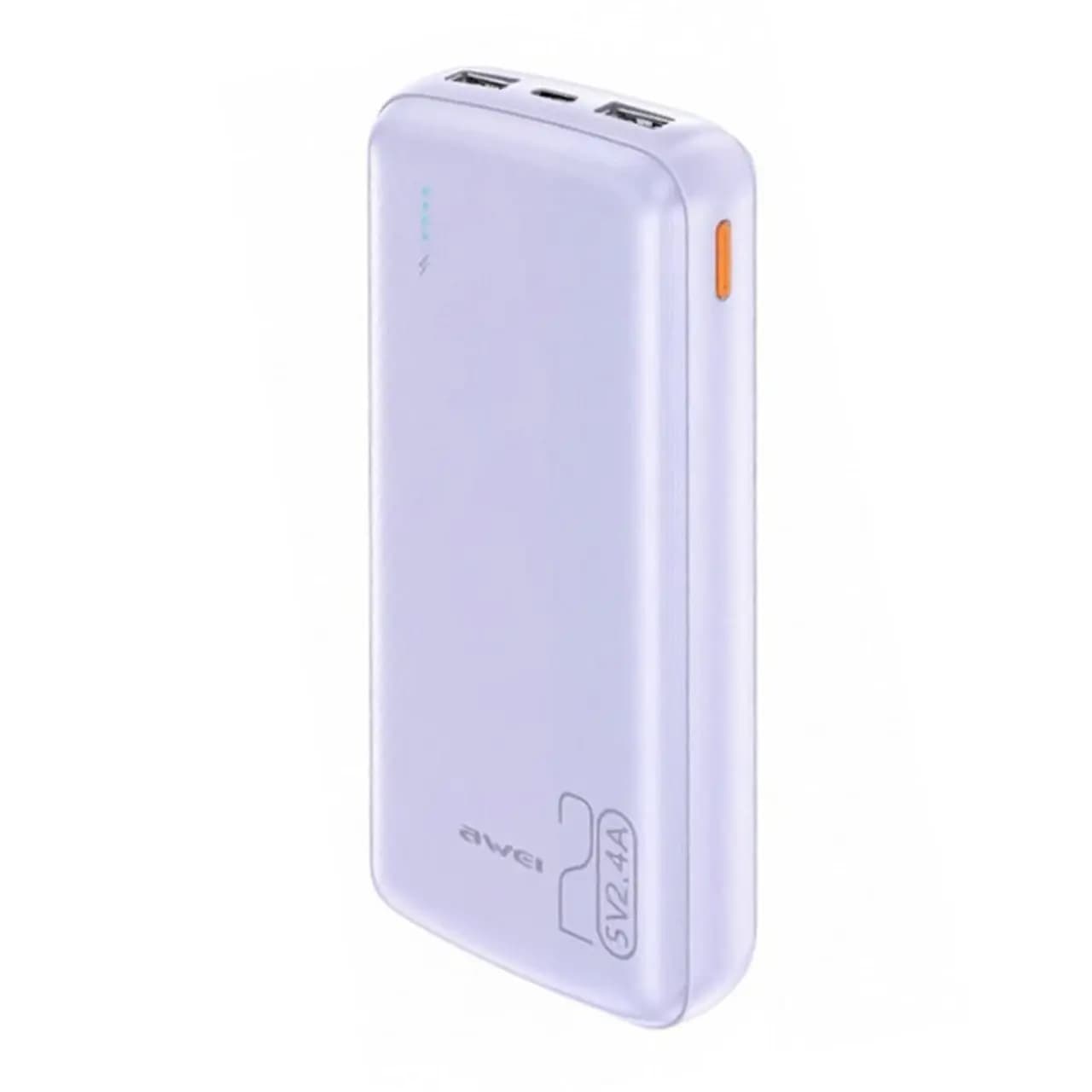 پاوربانک فست شارژ Awei 20000mAh مدل P19K – بنفش – RYL — تصویر ۷