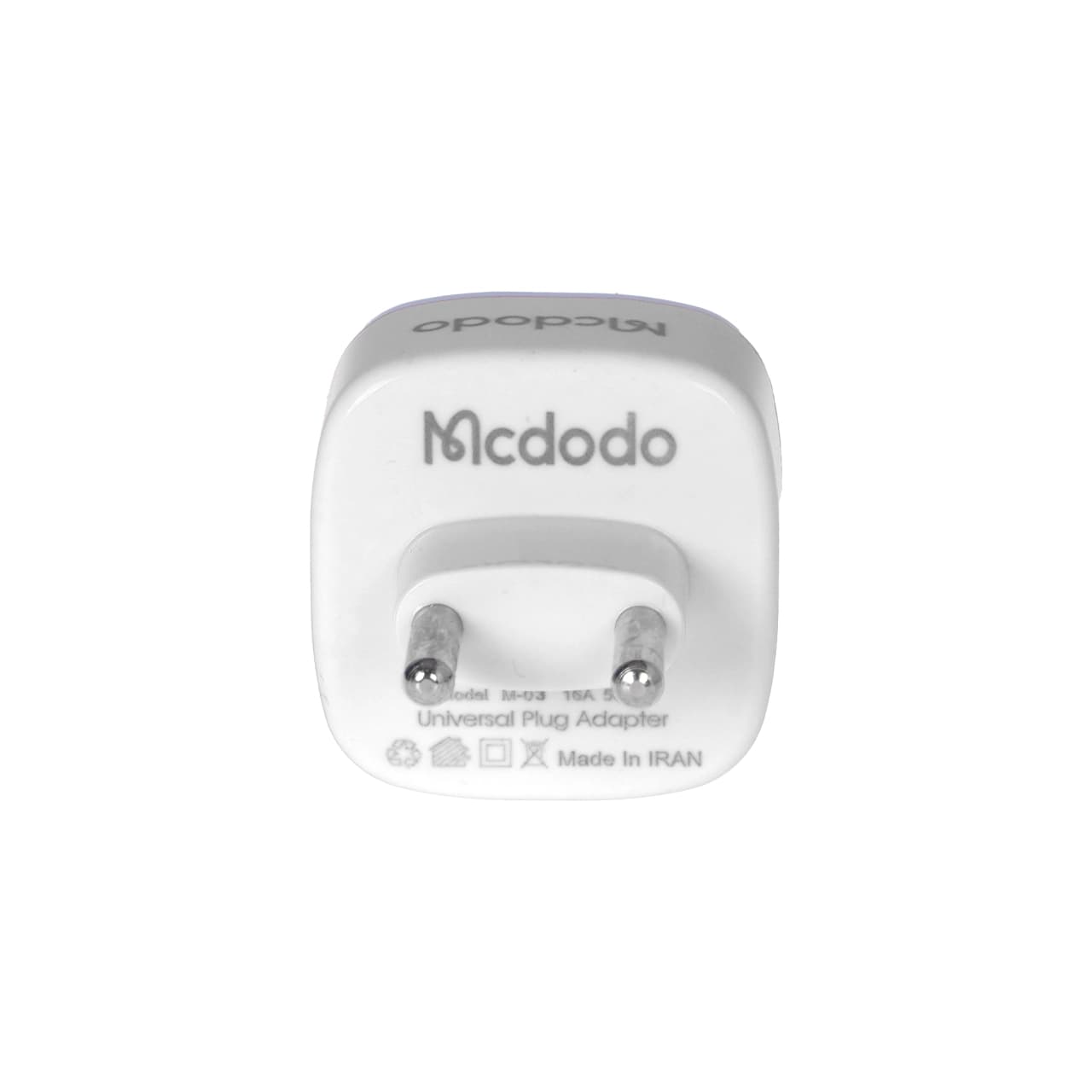 تبدیل برق 3 به 2 Mcdodo مدل M-03 – سفید – ALP — تصویر ۲