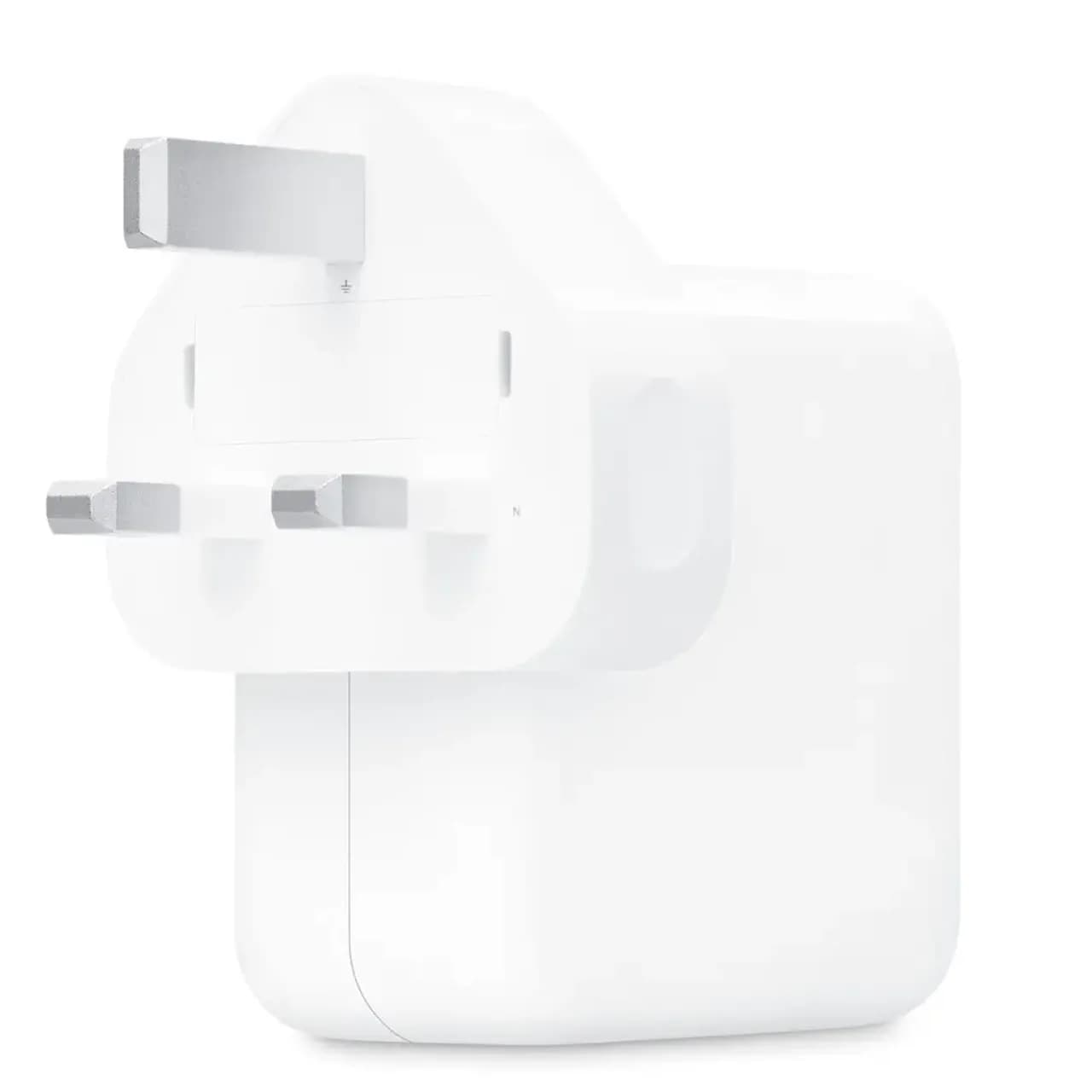 شارژر دیواری فست دو پورت 35W Apple مدل MNWP3B/A A2676 – سفید (گارانتی 6 ماهه ایویز) — تصویر ۷