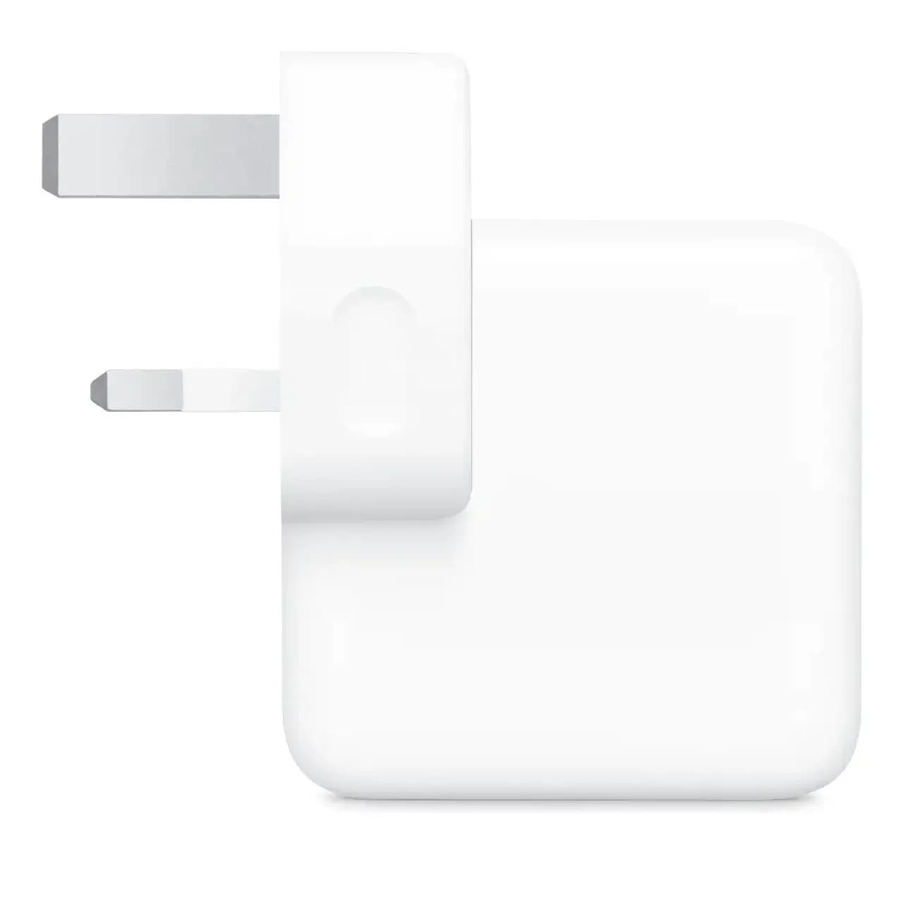 شارژر دیواری فست دو پورت 35W Apple مدل MNWP3B/A A2676 – سفید (گارانتی 6 ماهه ایویز) — تصویر ۹