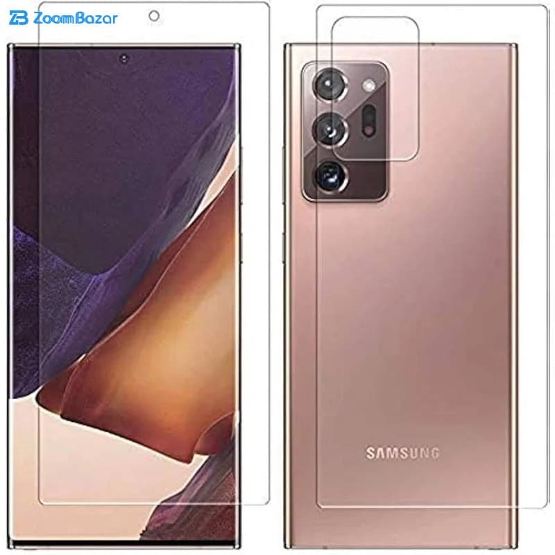گلس مات بوف مدل Hgm15 مناسب برای گوشی موبایل سامسونگ Galaxy Note 20 Ultra به همراه پشت گوشی — تصویر ۲
