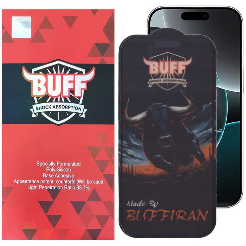 گلس مات بوف مدل BullRun Matte Pro مناسب برای گوشی موبایل اپل iPhone 17 Pro / 17 / 16 Pro — تصویر ۹