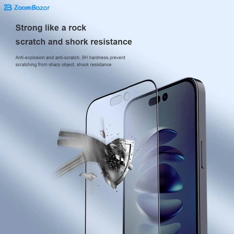 گلس مات بوف مدل BullRun Matte Pro مناسب برای گوشی موبایل اپل iPhone 17 Pro / 17 / 16 Pro — تصویر ۱۱