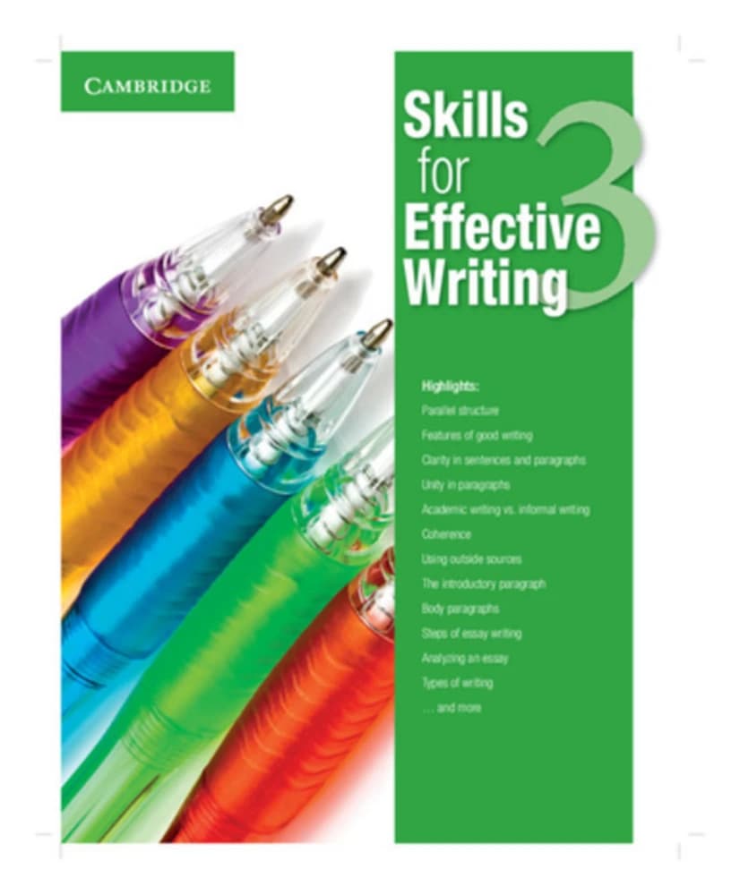 دانلود کتاب دانش آموز مهارت هایی برای نگارش موثر سطح ۳ (Skills for Effective Writing Level 3 Student’s Book) نسخه انگلیسی PDF
