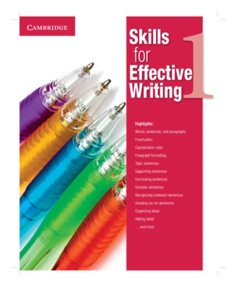 دانلود کتاب دانش آموز مهارت هایی برای نگارش موثر سطح ۱ (Skills for Effective Writing Level 1 Student’s Book) نسخه انگلیسی PDF