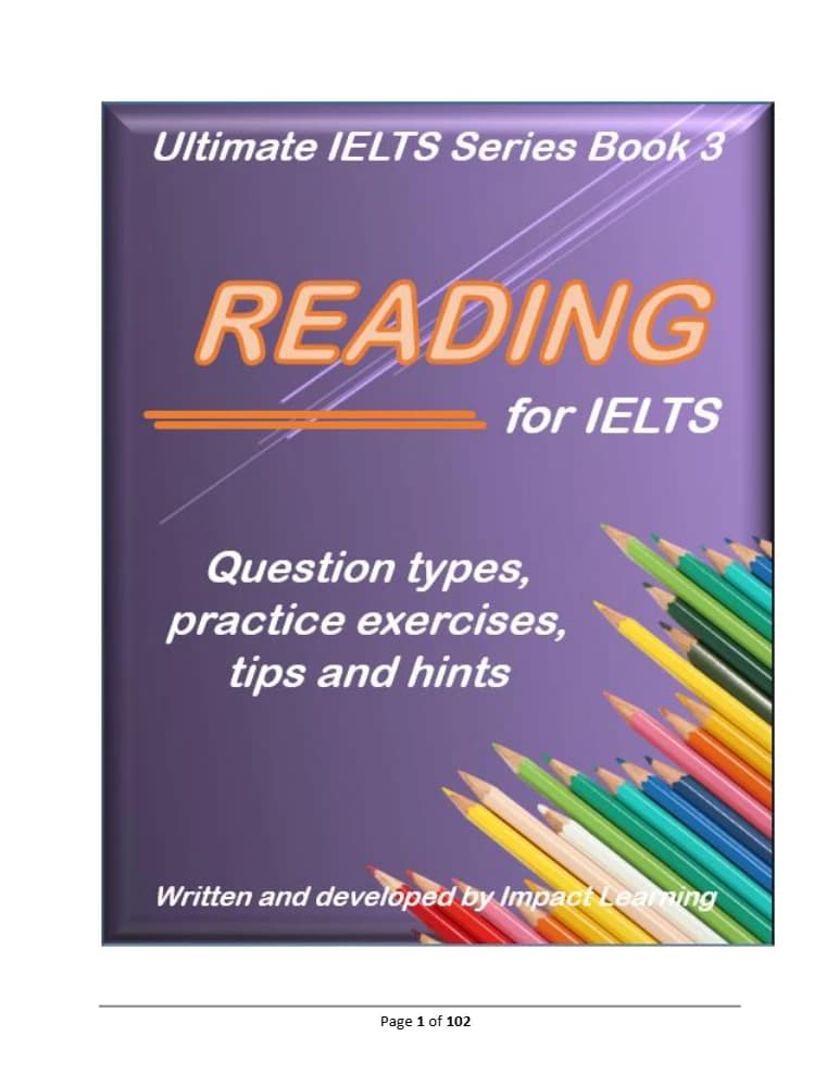دانلود کتاب درک مطلب برای آیلتس (Reading for IELTS) نسخه انگلیسی PDF