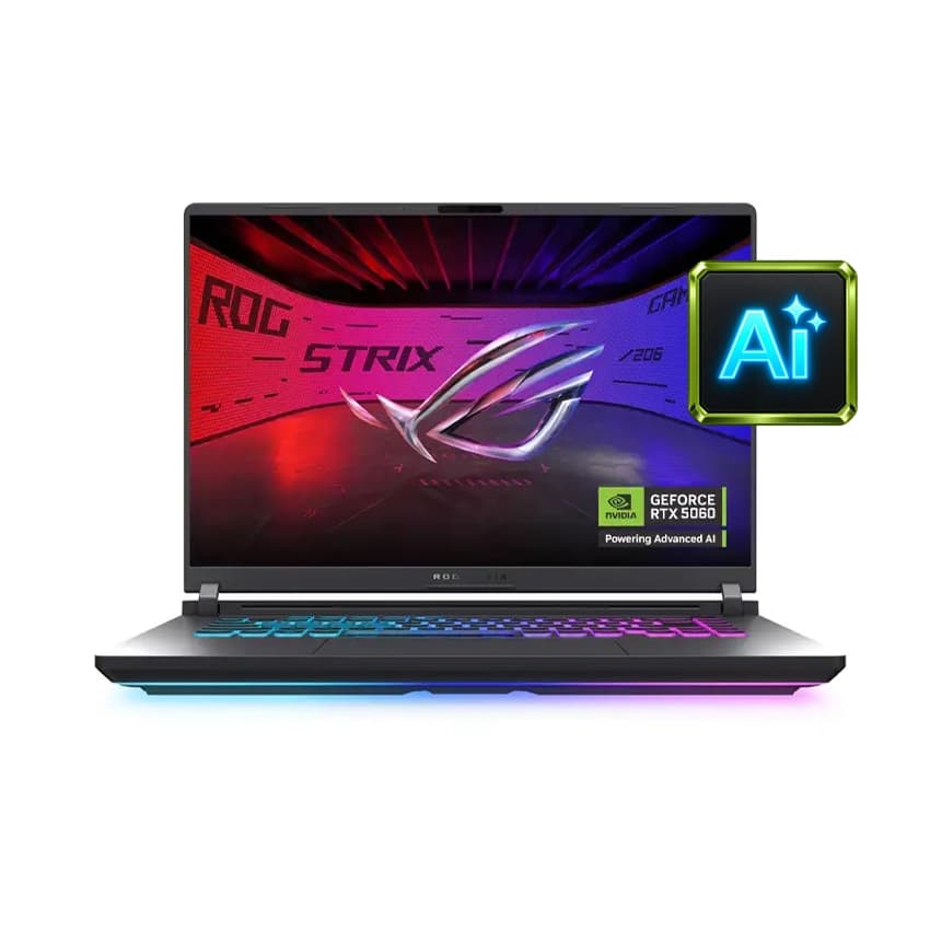لپ تاپ ایسوس 16 اینچی مدل Rog Strix G16 G615LR Ultra9 275HX 32GB 1TB RTX5070Ti 12GB