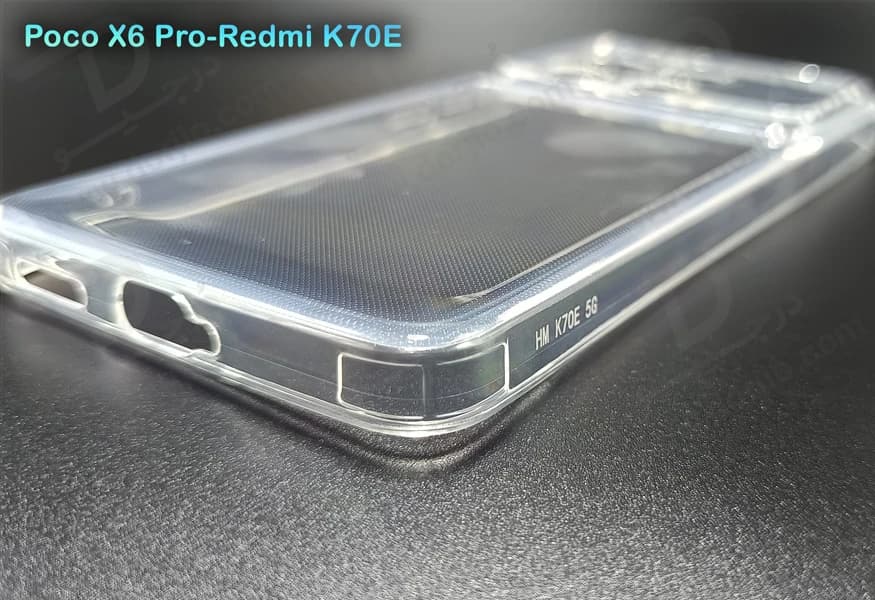 گارد ژله ای شفاف با محافظ دوربین Xiaomi Poco X6 Pro — تصویر ۳