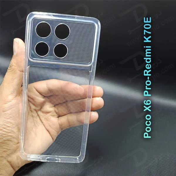 گارد ژله ای شفاف با محافظ دوربین Xiaomi Poco X6 Pro — تصویر ۶