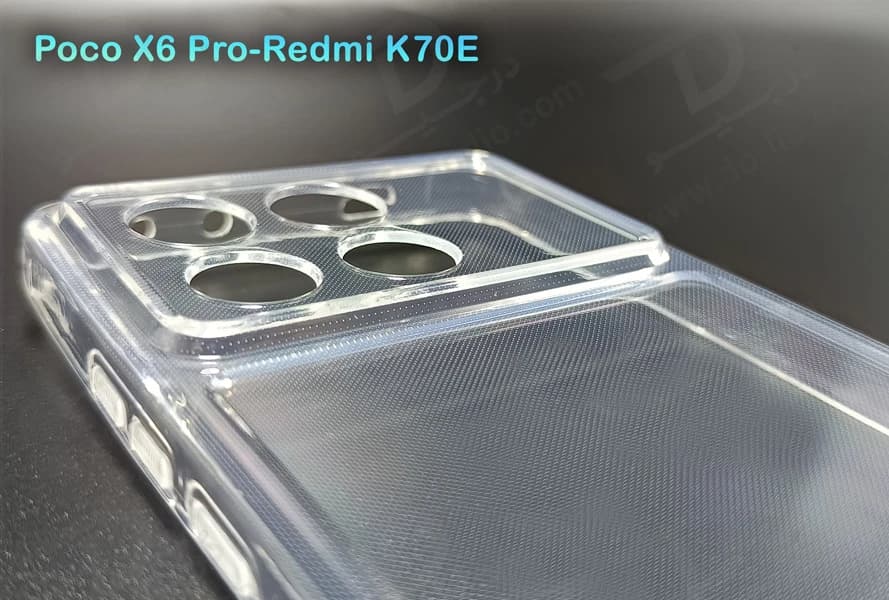 گارد ژله ای شفاف با محافظ دوربین Xiaomi Poco X6 Pro — تصویر ۲