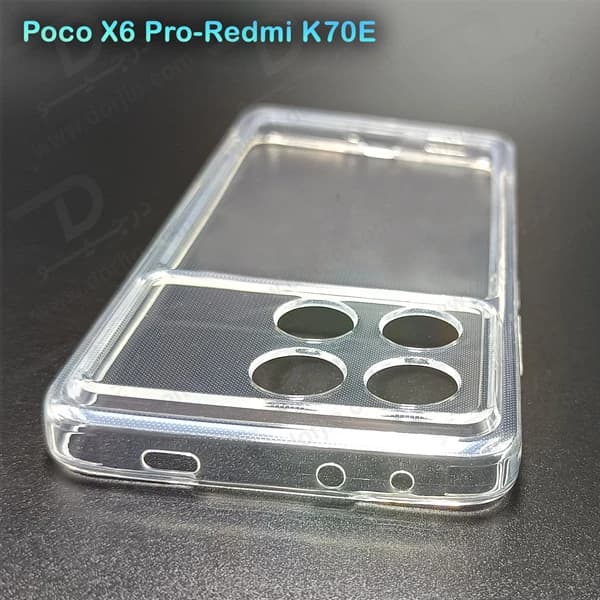 گارد ژله ای شفاف با محافظ دوربین Xiaomi Poco X6 Pro — تصویر ۴