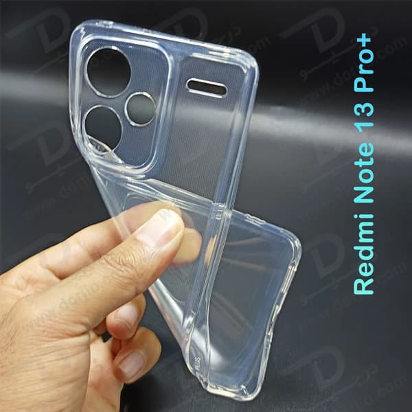 گارد ژله ای شفاف با محافظ دوربین Xiaomi Redmi Note 13 Pro Plus — تصویر ۴