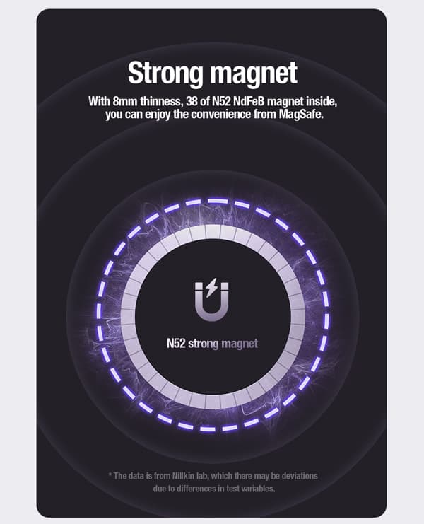 گارد ضد ضربه مگنتی کمرا استند نیلکین Samsung Galaxy S24 Ultra مدل CarboProp Magnetic — تصویر ۷