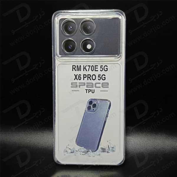 گارد ژله ای شفاف با محافظ دوربین Xiaomi Redmi K70E — تصویر ۸
