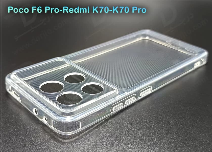 گارد ژله ای شفاف با محافظ دوربین Xiaomi Redmi K70-K70 Pro — تصویر ۷