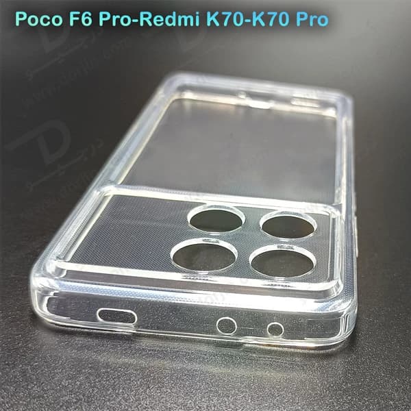 گارد ژله ای شفاف با محافظ دوربین Xiaomi Redmi K70-K70 Pro — تصویر ۴
