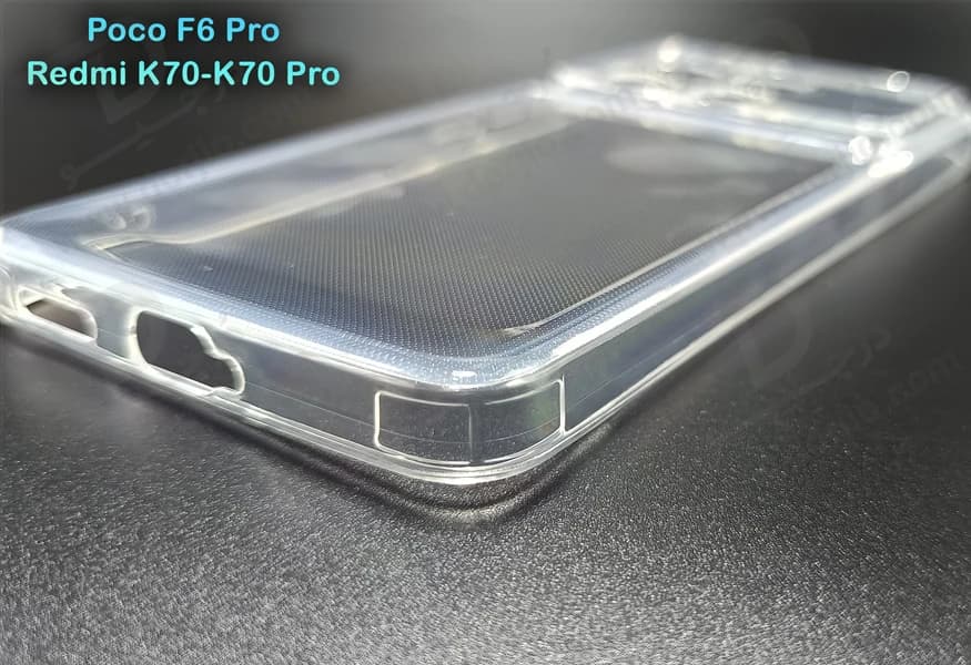 گارد ژله ای شفاف با محافظ دوربین Xiaomi Redmi K70-K70 Pro — تصویر ۳