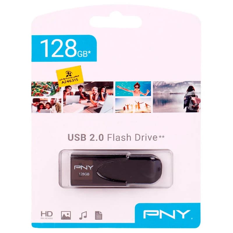 فلش 128 گیگ پی ان وای PNY Attache 4 — تصویر ۲