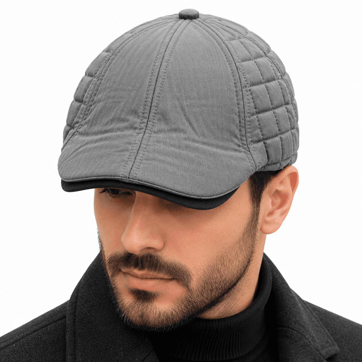 کلاه لبه دار طوسی