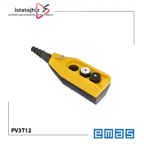 کلید جرثقیل 3 دکمه تک سرعته PV3T12 اماس