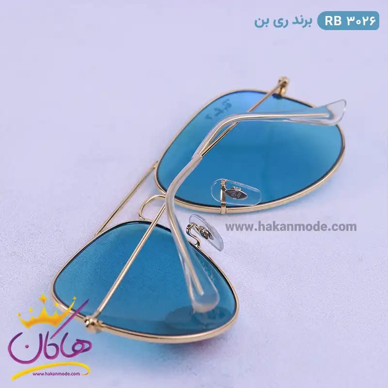 عینک شب ری بن مردانه آبی RB3026 — تصویر ۸