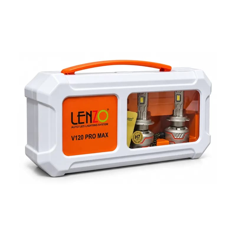 هدلایت لنزو V120 Pro Max پایه H4 مناسب نور پایین و نور بالا پژو ۴۰۵ GLX — تصویر ۵