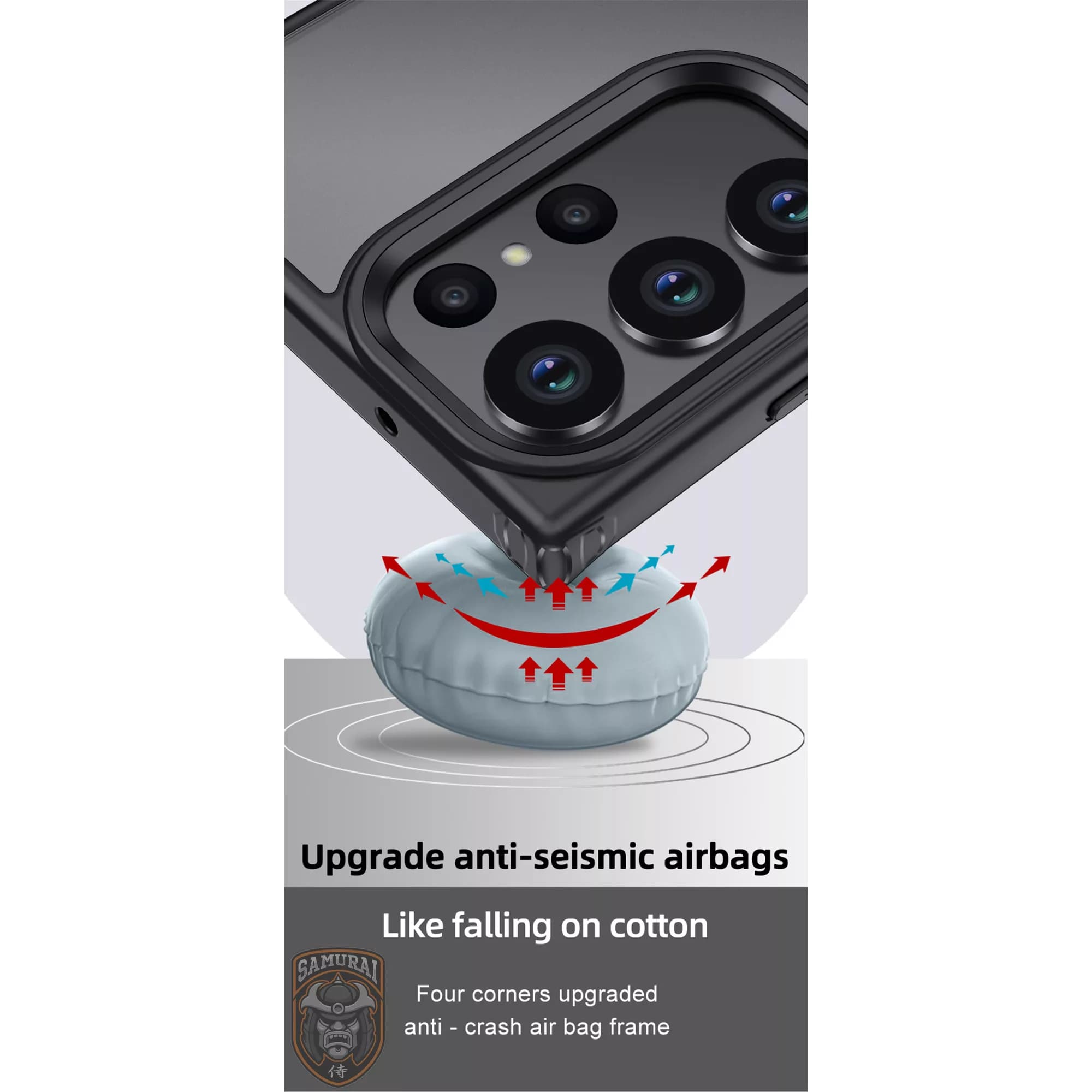 کاور سامورایی مدل Specter مناسب برای گوشی موبایل سامسونگ Galaxy S23 Ultra — تصویر ۳